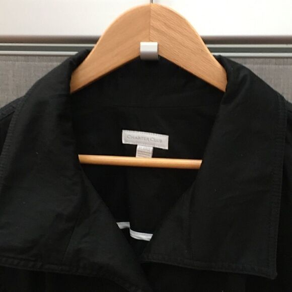 Charter Club Woman’s Black Jacket - Picture 3 of 6